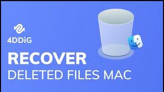 [MAC DELETED FILES RECOVERY] Recover Deleted Files using Tenorshare 4DDiG Mac 2023