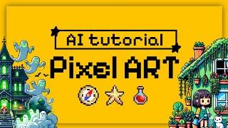 How To Make Cute Pixel Art In Minutes | Kittl AI Tutorial 