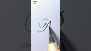 How to write B in calligraphy