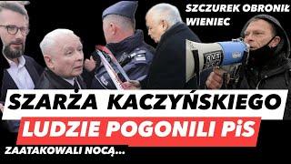 KACZYŃSKI UDERZYŁ NOCĄ – LUDZIE WALCZĄ O WIENIECAGRESOR ZNISZCZYŁ MIENIE I POLICJANT GONI SZCZUJNIĘ