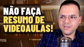 VALE A PENA FAZER RESUMO DE VIDEOAULA? - Como Estudar Por VideoAula Este Ano