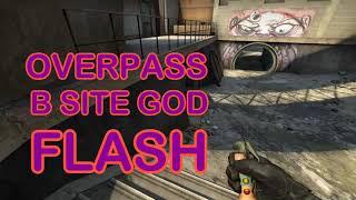 Overpass B god flash (works for CS2)