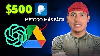 Como GANAR DINERO Copiando y Pegando Con Inteligencia Artificial y Google [500 DOLARES En Internet]