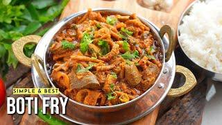 బెస్ట్ బోటి కూరకి కేరాఫ్ అడ్రెస్స్ ఈ రెసిపీ | Boti Curry Recipe | Boti Fry | Goat Intestine Gravy