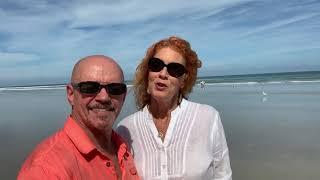 Kay and Alex Szinegh on the beach