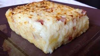 Sformato di riso con fontina e prosciutto - Le video ricette di Lara