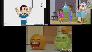 GoAnimate vs Annoying Orange Sparta Venom Remix Triparsion