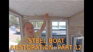 1997 Steel boat restoration - Part 12 Building the stern cabin (English)