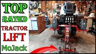 MoJack HDL 500 Lawn Tractor Lift Review  - Must See How Good It Works