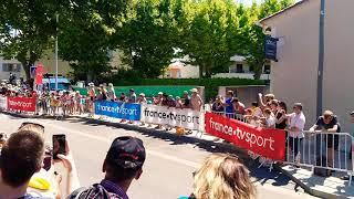 Départ tour de france 2018 à Saint-Paul-Trois-Chateaux