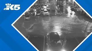 6 apartments flood after driver crashes into fire hydrant in Kent