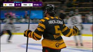 The best offensive defenseman for the 2023 NHL Draft Axel Sandin-Pellikka season Highlight in Sweden