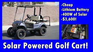 DIY Solar Powered Golf Cart for $3,600 (Mars rover on a budget)