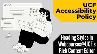 Headings Wecourse@UCF's Rich Content Editor