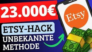 GENIAL! Online Geld verdienen mit Etsy als absoluter Anfänger – Komplettanleitung! (Mega Potenzial!)