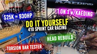 DIY SPRINT CARS: Heads, Torsion Bars, Motors & More - Plus a 1 on 1 battle with Kaeding.