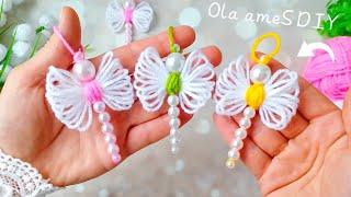 It's so Cute ️ Superb Dragonfly Making Idea with Yarn - You will Love It - DIY Amazing Woolen Craft