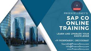 SAP CO: Online Training for Beginners to Certification with expert Trainer