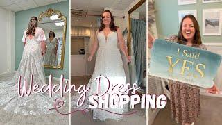 MY WEDDING DRESS ‍️ shopping experience, dresses try-on & journey to becoming a Bride  Madi Lane