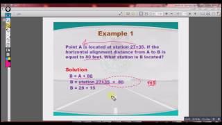 Highway Engineering - Introduction + Stationing