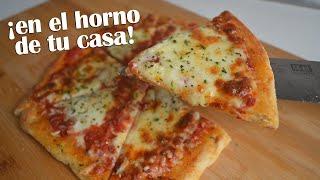 Hacé pizza a la piedra SIN PIEDRA y en el horno de tu casa (Pizza casera)