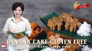 MUDAH,TANPA OVEN!! Resep Banana Cake Gluten Free, Dijamin nagih!!