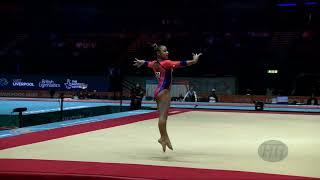 SARAIVA Flavia (BRA) - 2022 Artistic Worlds, Liverpool (GBR) - Qualifications Floor Exercise