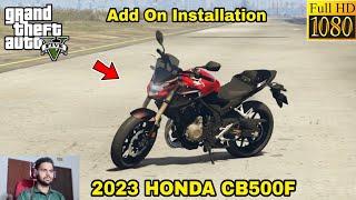 GTA 5 : HOW TO INSTALL 2023 HONDA CB500F BIKE MOD