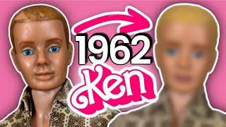 Restoring an Original Vintage Ken! Reflocking, Partial Repaint, Washing, Cleaning, & More!