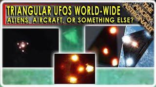 Triangular UFOs filmed worldwide!  What are they?  A 1990 Mass UAP Outbreak may hold the answer!