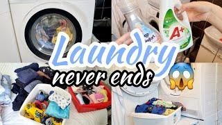 WEEK OF LAUNDRY MOTIVATION/WHOLE WEEK OF LAUNDRY/LOADS OF LAUNDRY