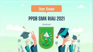 CARA PENDAFTARAN PPDB RIAU SMK dan SMA 2021