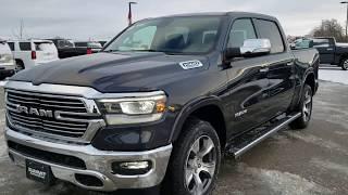 2020 RAM 1500 CREW LARAMIE MULTIFUNCTION TAILGATE MAX STEEL WALK AROUND REVIEW 20T56 SOLD! SUMMIT