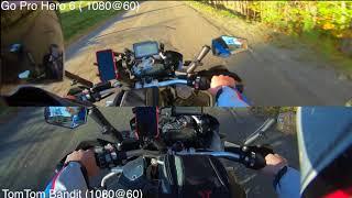 GoPro Hero 6 vs TomTom Bandit (Motorcycle, 1080P @ 60FPS)