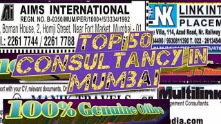 Top 50 Consultancy in Mumbai || Europe/Gulf jobs Provider's