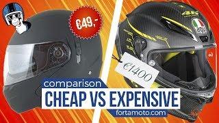 Cheap vs Expensive Motorycle Helmets | FortaMoto.com