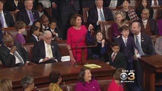 New Congress: Democratic Members Sworn In, Pelosi Elected Speaker