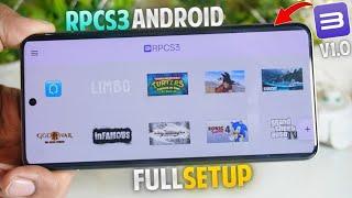 FINALLY! RPCS3 Android Emulator - Full Setup | New PS3 Emulator For Android 2025