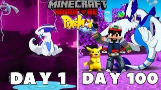 I Survived 100 DAYS as a Ultimate Lugia POKEMON in HARDCORE Minecraft! अभी मजा आयेगा बिडू ||