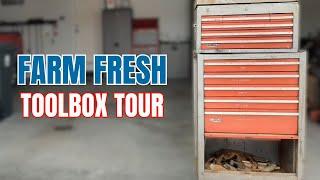 Farm Fresh Loaded Toolbox Tour Tool Haul : Estate Sale Tool Box Reveal