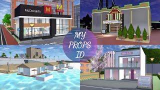 Sharing My Props ID  (#1) | Sakura School Simulator | Kat-kat Gaming