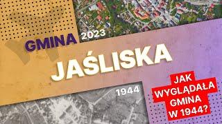 Jaśliska - Zobacz, jak dawniej wyglądały tereny gminy na zdjęciach lotniczych z 1944 roku