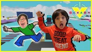 VTubers Roblox MEGA FUN OBBY Parkour Style Let's Play with Ryan Vs. Daddy