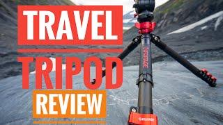 Best Travel Tripod for Video: The Ifootage Gazelle TC5 Carbon Fiber Tripod.