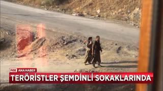 Teröristler Şemdinli sokaklarında