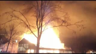 Brand der Diskothek Penker in Ascha - Video 2