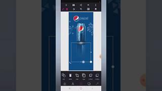 Create Shadow Reflection in seconds  #pixellab #shadow #pepsi @Pepsi can #softdrink