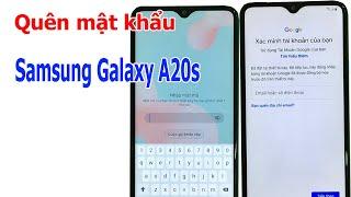 Mở khóa và xóa xác minh tài khoản Google trên Samsung Galaxy A20s khi bị quên