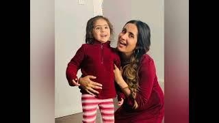 Actress Sabreen Hisbani Adorable Pictures With Her Daughter And Husband