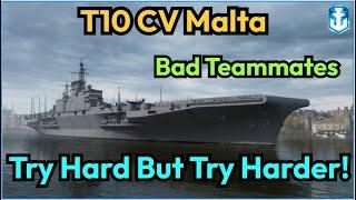 T10 Malta: Very Powerful but Sometimes Your Teammates Ultimately Throw | World of Warships